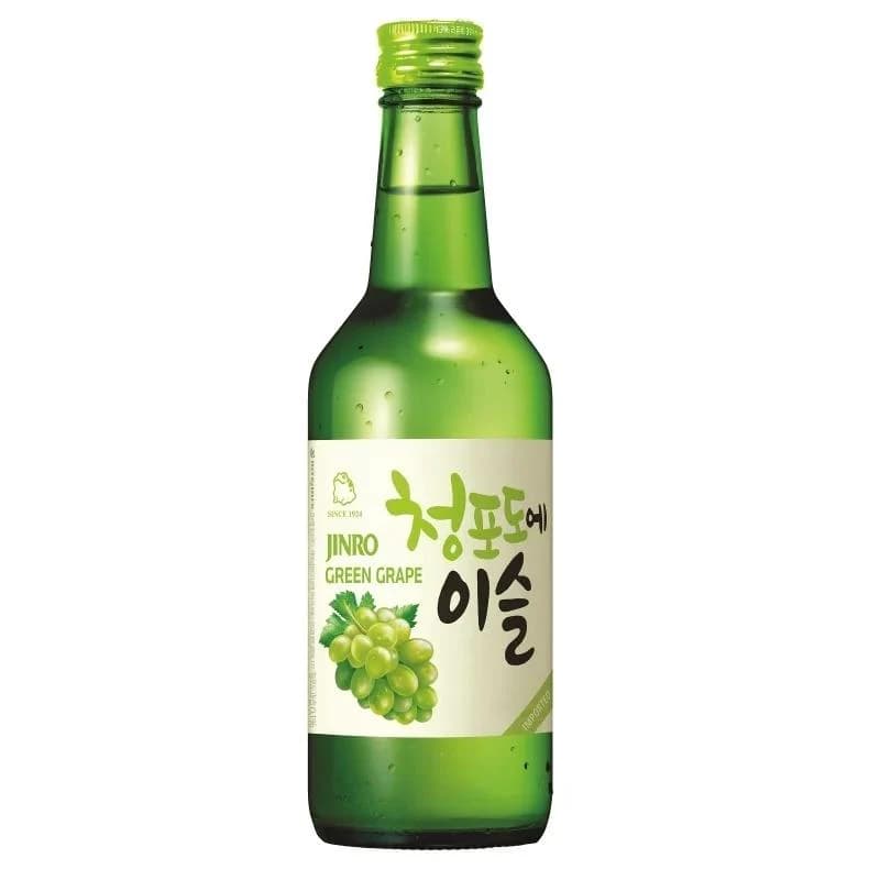 Soju Licor Coreano de Uva Verde (Green Grape) – 360ml