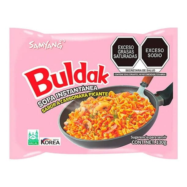 Ramen Sabor a Pollo Carbonara Picante – Buldak