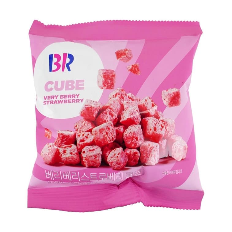 Cubos de Helado Crujiente Baskin Robbins – ¡El Snack Viral de Corea! 🍨🇰🇷